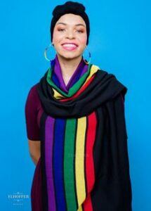 Blair Imani x Wrapped in Rainbow Knit Scarf - Elhoffer Design